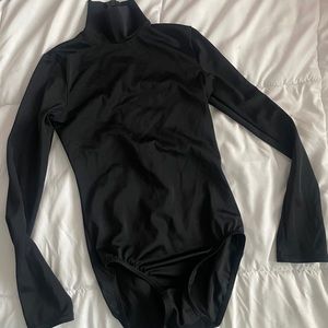 Balera - Black - Long Sleeve - Turtleneck - Dance Leotard